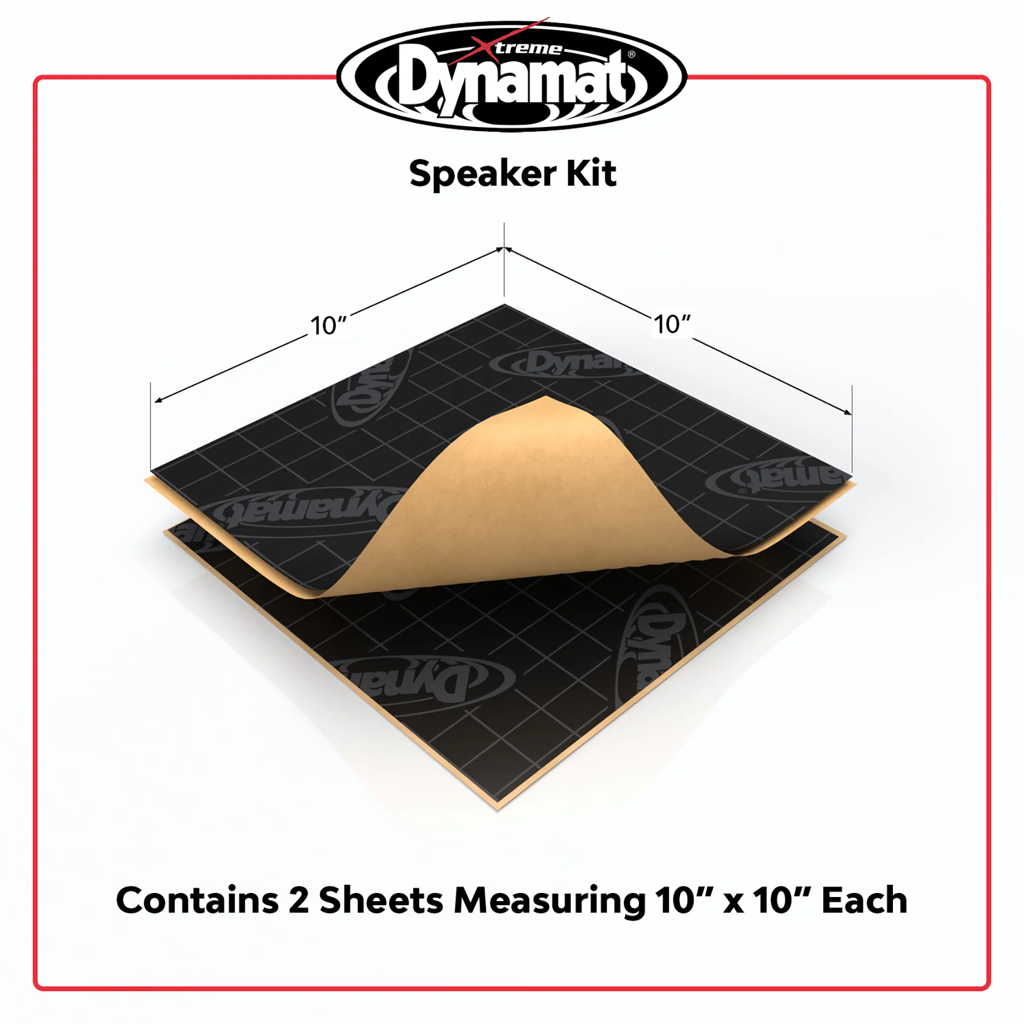 Dynamat Xtreme Sound Deadening Car Insulation Speaker Kit - Image 3